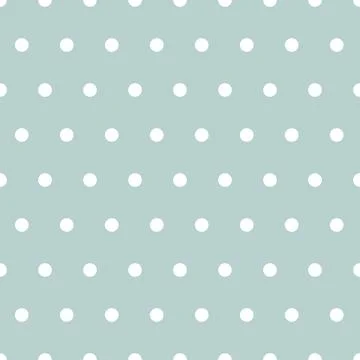 Seamless polka dot blue pattern with circles Stock Illustration