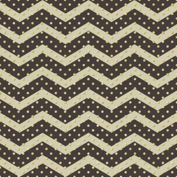 Seamless polka dot with chevron zigzag pattern. Geometric stripe with circles 스톡 일러스트