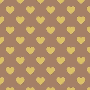 Seamless polka dot dark brown pattern Stock Illustration