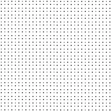 Seamless polka dot pattern. Black dots on white background. Stock Illustration