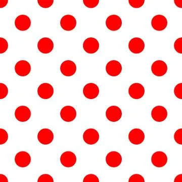 Seamless polka dot pattern Stockillustratie
