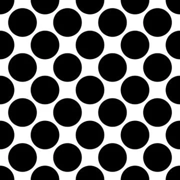 Seamless polka dot pattern Stock Illustration