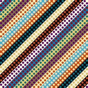 Seamless polka dot pattern 스톡 일러스트