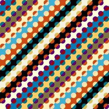 Seamless polka dot pattern 스톡 일러스트