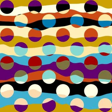 Seamless polka dot pattern 스톡 일러스트