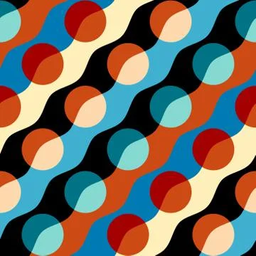 Seamless polka dot pattern イラスト素材