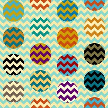 Seamless polka dot pattern Illustrazione stock