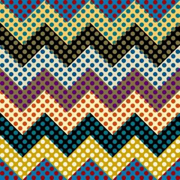 Seamless polka dot pattern イラスト素材