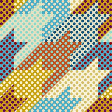 Seamless polka dot pattern イラスト素材
