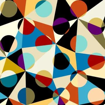 Seamless polka dot pattern Illustrazione stock
