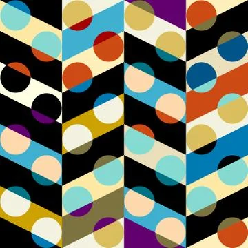 Seamless polka dot pattern Stock Illustration