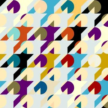 Seamless polka dot pattern Stock Illustration