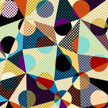 Seamless polka dot pattern 스톡 일러스트