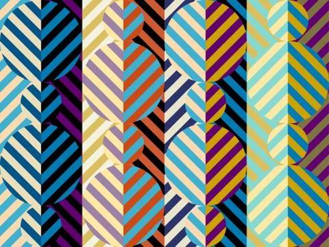 Seamless polka dot pattern Illustrazione stock