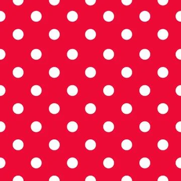 Seamless polka dot pattern Stock Illustration