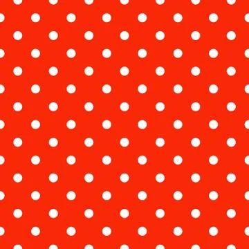 Seamless polka dot pattern Stock Illustration