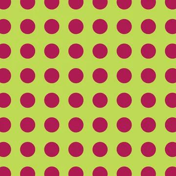 Seamless Polka Dot Pattern Stock Illustration