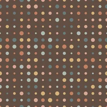 Seamless polka dot pattern. Stock Illustration