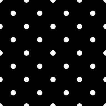Seamless Polka Dot pattern. Memphis group style 스톡 일러스트