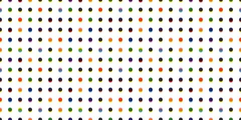 Seamless polka dot pattern. Risograph effect. Vector illustration with small Stockillustratie