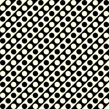Seamless polka dot pattern Vector Illustration. Ilustración de archivo