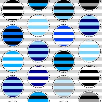 Seamless polka dot pattern Vector Illustration. イラスト素材