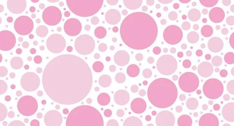 Seamless polka dot pattern. Vector repeating texture. Polka dot with color .. Stock Illustration
