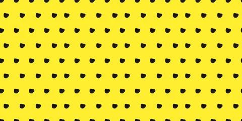 Seamless polka dot pattern: Vector illustration with small black freeform dots Stock Illustration