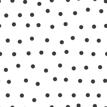 Seamless polka dot pink pattern with circles Stock Illustration
