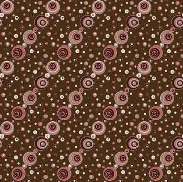 Seamless polka dot unique background Stock Illustration