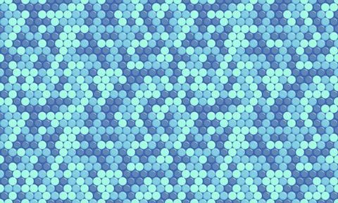 Seamless polka dot vector with geometric circles, perfect for fabric prints.. Stock Illustration