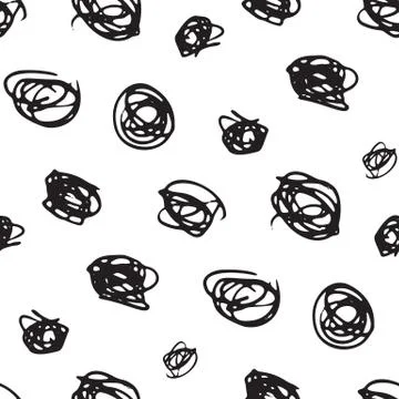 Seamless polka dots pattern Stock Illustration