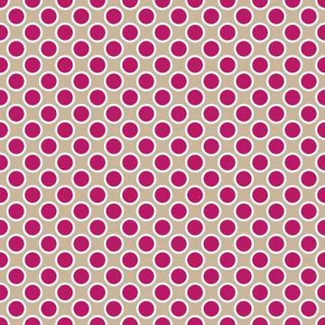 Seamless polka dots for pattern, texture, web, blog, print or graphic design. Stock Illustration