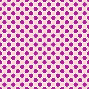Seamless polka dots for pattern, texture, web, blog, print or graphic design. Stock Illustration
