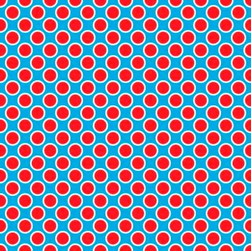 Seamless polka dots for pattern, texture, web, blog, print or graphic design. Stock-Illustration