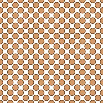 Seamless polka dots for pattern, texture, web, blog, print or graphic design. Stock Illustration