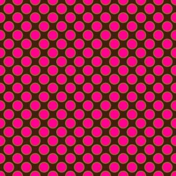 Seamless polka dots for pattern, texture, web, blog, print or graphic design. Stock Illustration
