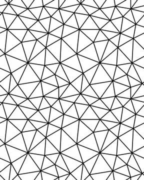 Seamless polygonal mosaic Stock Illustration