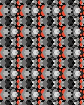 Seamless polygonal patterns Stock Illustration