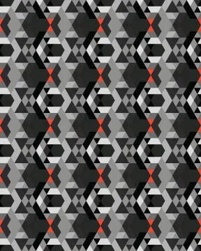 Seamless polygonal patterns Stock Illustration