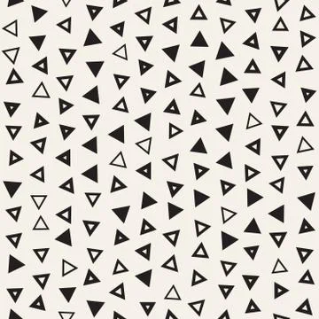 Seamless primitive jumble minimalism patterns. Randomly scattered geometric s 스톡 일러스트