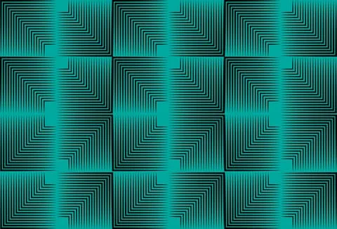 Seamless psychedelic geometric background, half tone pattern, Stock Illustration