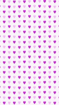 Seamless Purple Heart Pattern Background Design Illustrazione stock