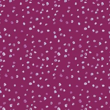 Seamless purple ink dots pattern. Vector grunge background. Vector illustration Stock Illustration
