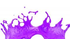 Animation Gradient Pink Purple Paint Dripping Single Splat Black Background  Stock Video Footage by ©vectorfusionart #281249102