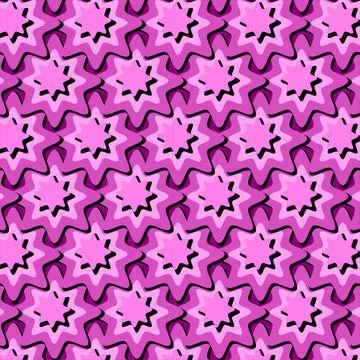 Seamless purple pattern with stars. Vector illustration. Stock Illustration