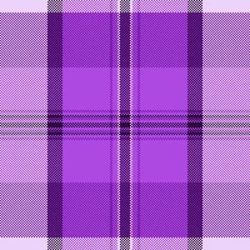 A seamless purple plaid pattern featuring a classic tartan design. This elega Stockillustratie