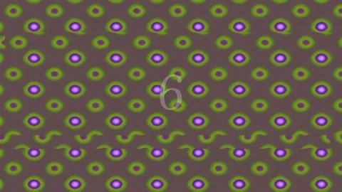Seamless purple polka dots abstract geometric repeating pattern background Stock Footage 342207150