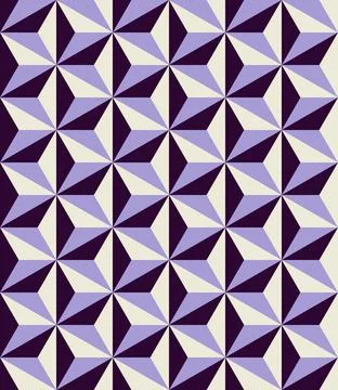 Seamless pyramid pattern isometric optical illusion Stock Illustration