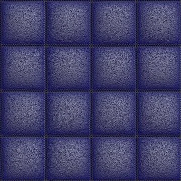 Seamless quilting leather pattern Stock Illustration